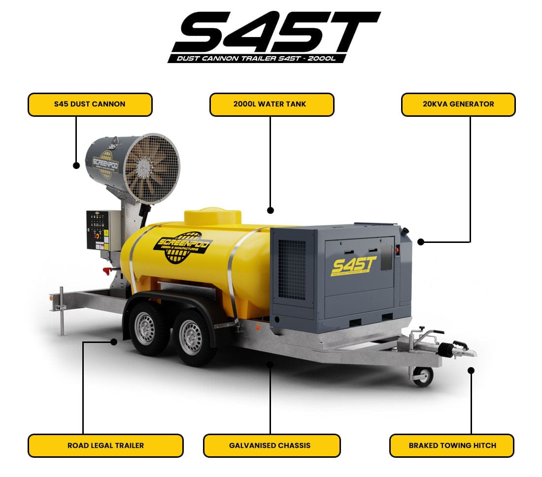 S45T 2000 Litre Road Trailer